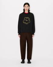 'Lunar New Year' embroidered sweatshirt in cotton