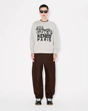 'KENZO Happy Tiger' embroidered sweatshirt in cotton