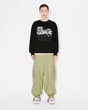 'KENZO Happy Tiger' embroidered sweatshirt in cotton