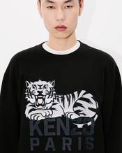 'KENZO Happy Tiger' embroidered sweatshirt in cotton