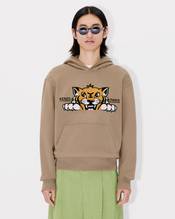 'KENZO Happy Tiger' embroidered hoodie in cotton