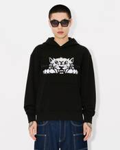 'KENZO Happy Tiger' embroidered hoodie in cotton