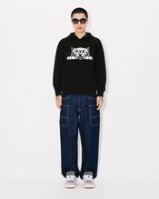 'KENZO Happy Tiger' embroidered hoodie in cotton
