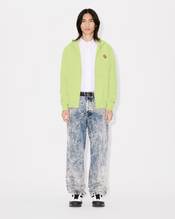 'KENZO Pop' embroidered zipped hoodie in cotton