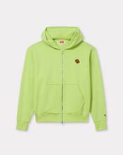 'KENZO Pop' embroidered zipped hoodie in cotton