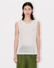 Tank top in mesh in cotton