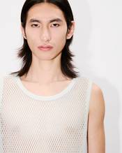 Tank top in mesh in cotton