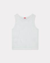 Tank top in mesh in cotton
