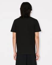 'Boke Flower' embroidered slim T-shirt in cotton