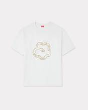 'Lunar New Year' embroidered oversized T-shirt in cotton