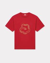 'Lunar New Year' embroidered oversized T-shirt in cotton