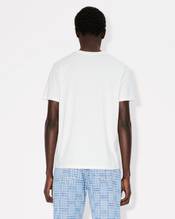 'KENZO Weave' embroidered slim T-shirt in cotton