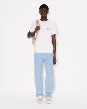 'KENZO Weave' embroidered slim T-shirt in cotton