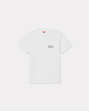 'KENZO Weave' embroidered slim T-shirt in cotton