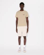 'KENZO Weave' embroidered slim T-shirt in cotton