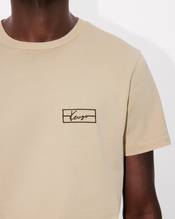 'KENZO Weave' embroidered slim T-shirt in cotton