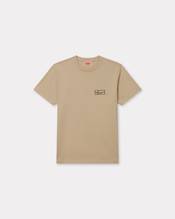 'KENZO Weave' embroidered slim T-shirt in cotton