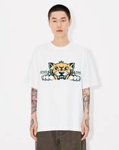'KENZO Happy Tiger' embroidered oversized T-shirt in cotton