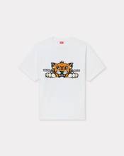 'KENZO Happy Tiger' embroidered oversized T-shirt in cotton