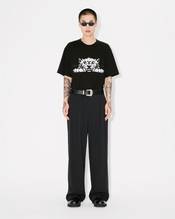 'KENZO Happy Tiger' embroidered oversized T-shirt in cotton