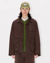 Reversible workwear jacket in cotton