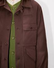 Reversible workwear jacket in cotton