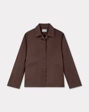 Reversible workwear jacket in cotton