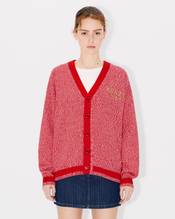 'Lunar New Year' genderless embroidered cardigan in wool and cotton
