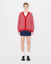 'Lunar New Year' genderless embroidered cardigan in wool and cotton