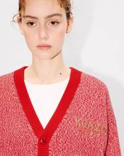 'Lunar New Year' genderless embroidered cardigan in wool and cotton