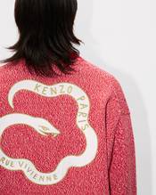 'Lunar New Year' genderless embroidered cardigan in wool and cotton