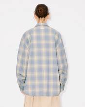 Genderless padded overshirt in cotton