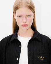 'Lunar New Year' genderless quilted padded overshirt in cotton poplin