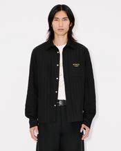 'Lunar New Year' genderless quilted padded overshirt in cotton poplin