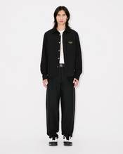 'Lunar New Year' genderless quilted padded overshirt in cotton poplin