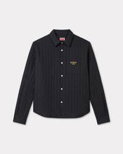 'Lunar New Year' genderless quilted padded overshirt in cotton poplin