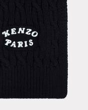 'KENZO VERDY MARKET' embroidered scarf in wool and cotton