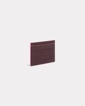 'KENZO Emboss' card holder in leather