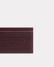 'KENZO Emboss' card holder in leather