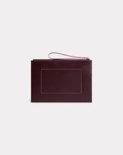 'KENZO Emboss' large clutch in leather