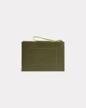 'KENZO Emboss' large clutch in leather