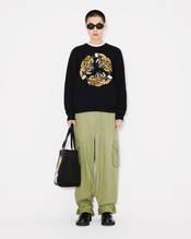 'KENZO VERDY MARKET' genderless embroidered jumper in wool and cotton