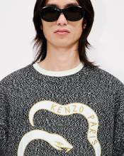 'Lunar New Year' genderless jumper in wool and cotton