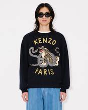 'Lunar New Year' genderless embroidered jumper in wool and cotton