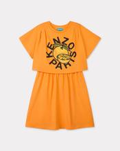 'Fruits Stickers' cotton dress