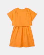 'Fruits Stickers' cotton dress