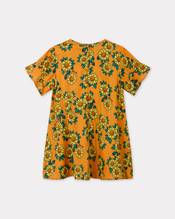 'Sun Flower' dress in satin cotton