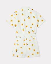 'Sun Flower' Playsuit in cotton