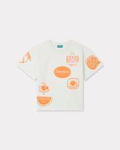 'Fruits Stickers' cotton T-shirt