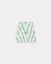 'Fruits Stickers' cotton Bermuda shorts